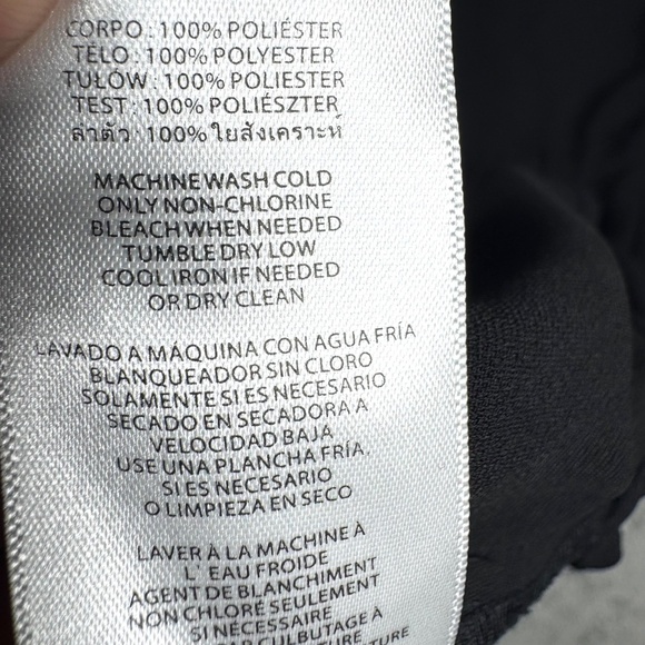 Michael Kors Women’s Size 14 Black Sleeveless Utility Shirt Dress Zip Pockets - Picture 7 of 10